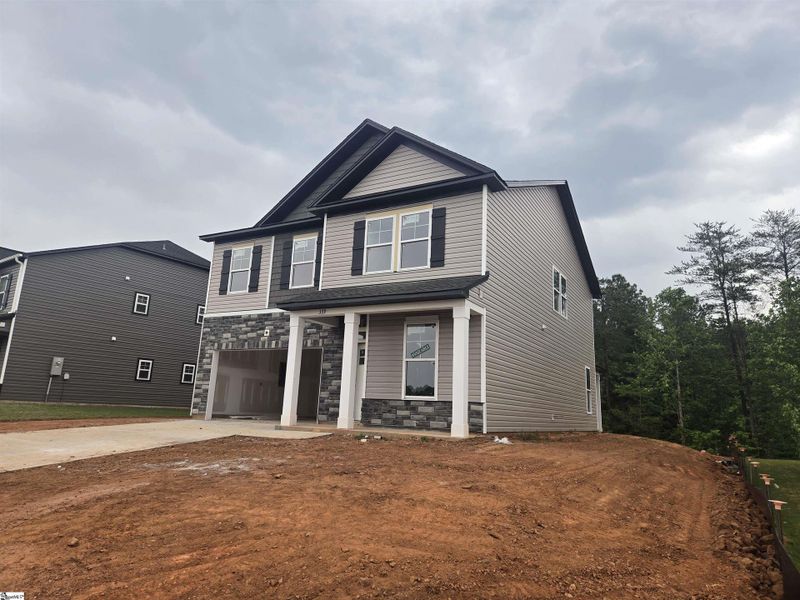 In-progress construction of a new home in Shiloh Trail, Wellford, SC (Image 3).