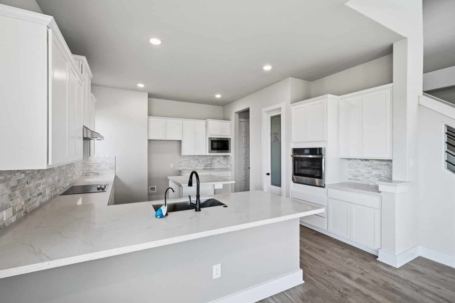 Furnished interior view inside a new home in Alsatian Oaks, Castroville (Image 13).