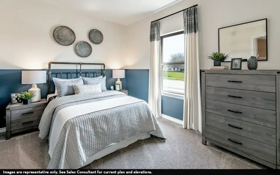 Furnished interior view inside a new home in Trails at Woodhaven Lakes, La Marque (Image 20). Furnished interior view inside a new home in Trails at Woodhaven Lakes, La Marque (Image 20).