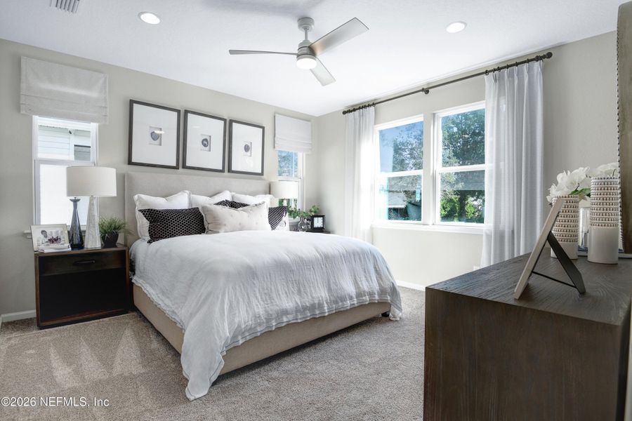Furnished interior view inside a new home in , Jacksonville (Image 17).