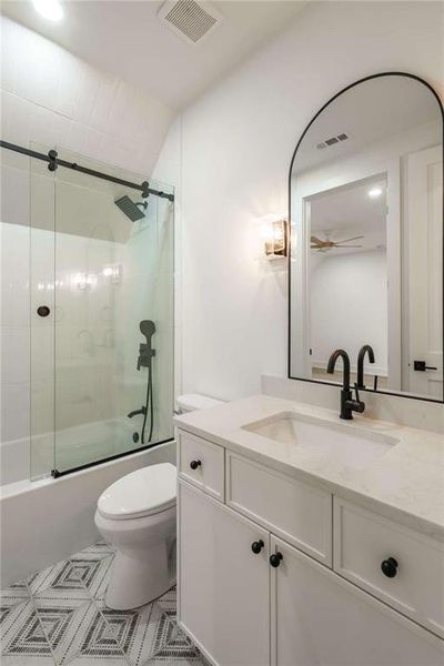Furnished interior view inside a new home in , Monroe (Image 45).