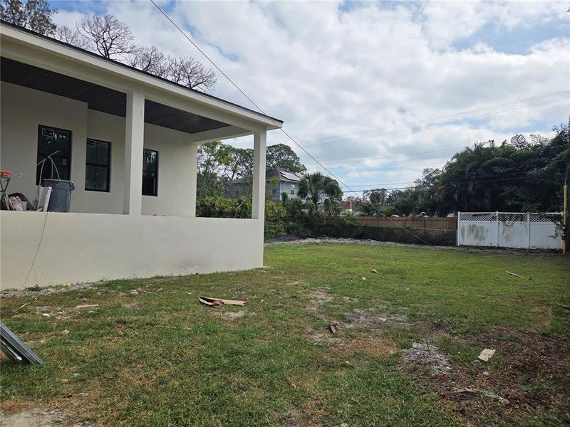 Exterior details and patio area of a home in , Tampa (Image 3). Exterior details and patio area of a home in , Tampa (Image 3).