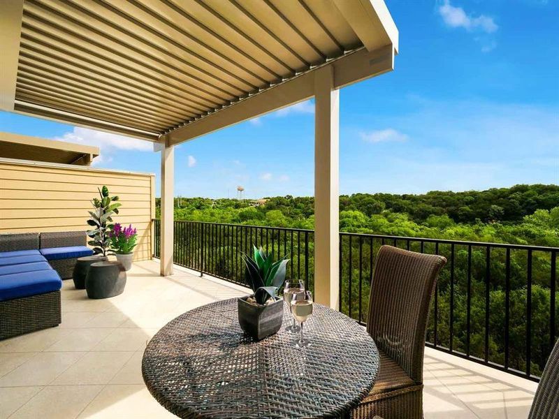 Covered Terrace - Representative Photo