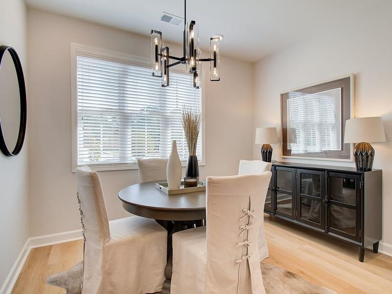 Furnished interior view inside a new home in Townes at South Main, Kennesaw (Image 19).
