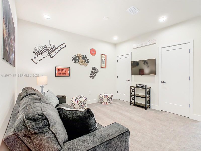 Furnished interior view inside a new home in , Clermont (Image 10).