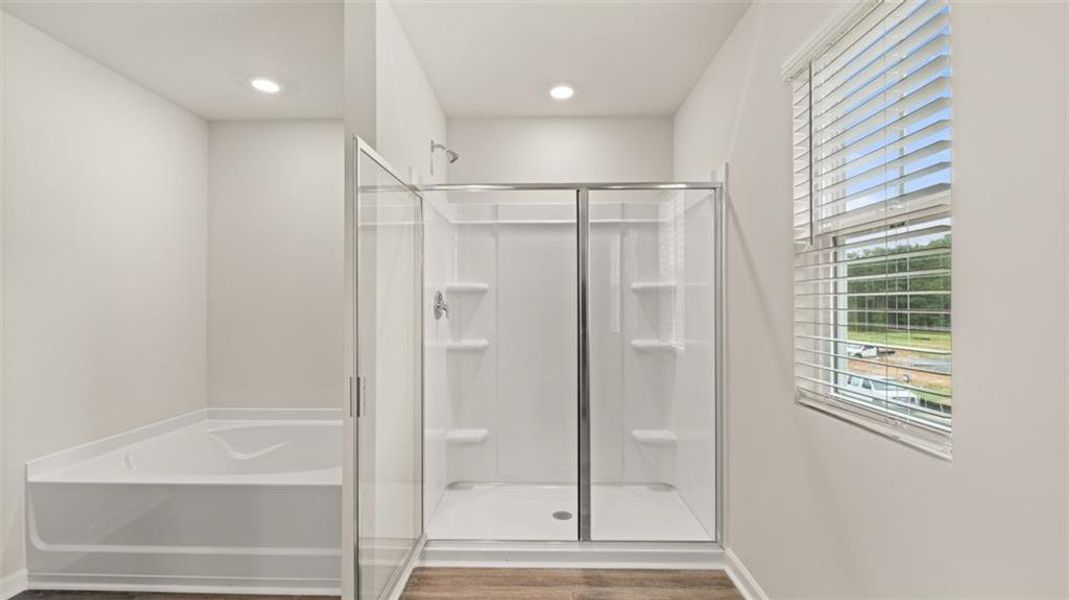 Furnished interior view inside a new home in Preserve at Dove Creek, Statham (Image 10).