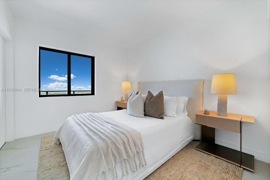 Furnished interior view inside a new home in , Miami (Image 15).