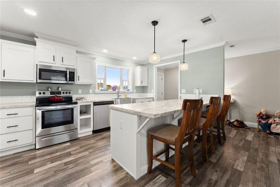 Furnished interior view inside a new home in , Alto (Image 6).