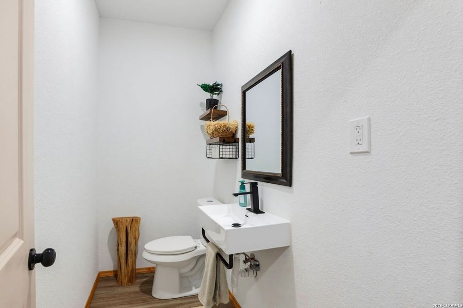 Furnished interior view inside a new home in , Lakehills (Image 10).