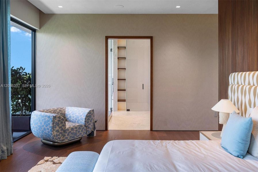 Furnished interior view inside a new home in , Miami Beach (Image 17).