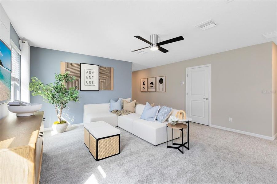 Furnished interior view inside a new home in The Landings at Live Oak Lake, St. Cloud (Image 26).