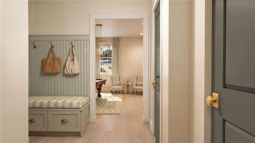 Furnished interior view inside a new home in , Alpharetta (Image 14).