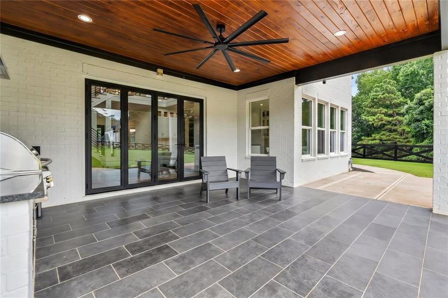 Exterior details and patio area of a home in , Braselton (Image 4).