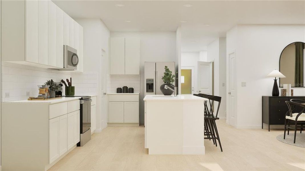 Furnished interior view inside a new home in , Davenport (Image 3).