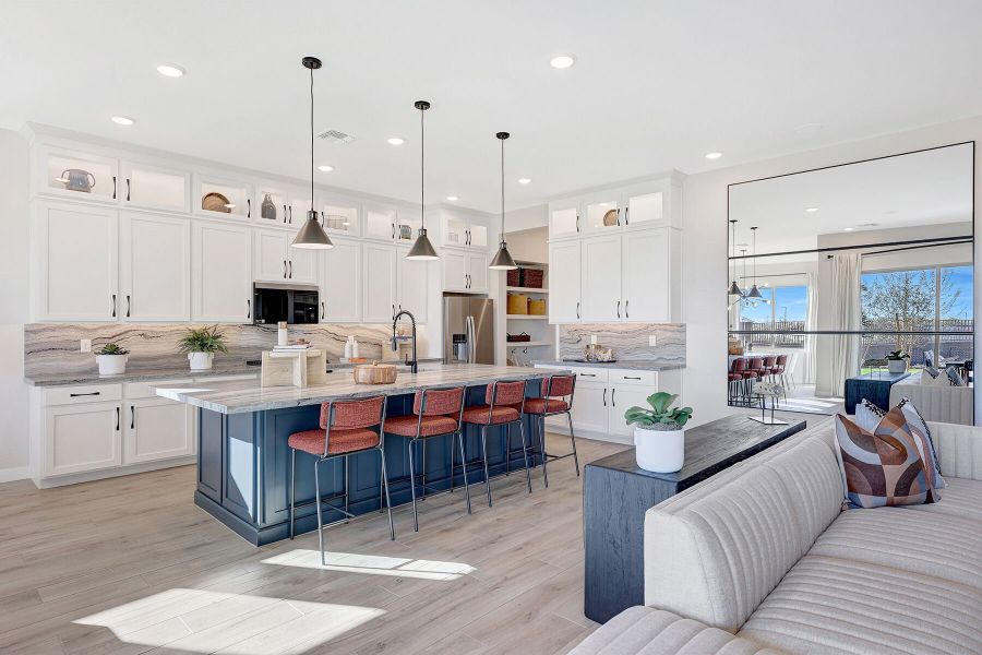 Representative furnished interior of a home built from the Burgundy by Mattamy Homes in White Tank Vistas, Waddell (Image 23).