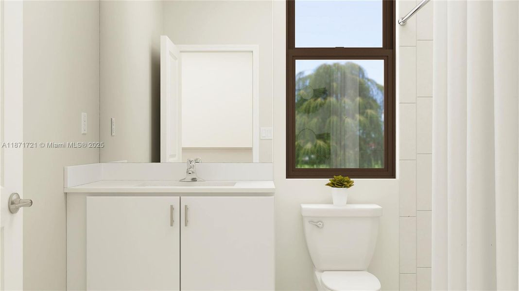 Furnished interior view inside a new home in Arbor Estates, Miami (Image 19).