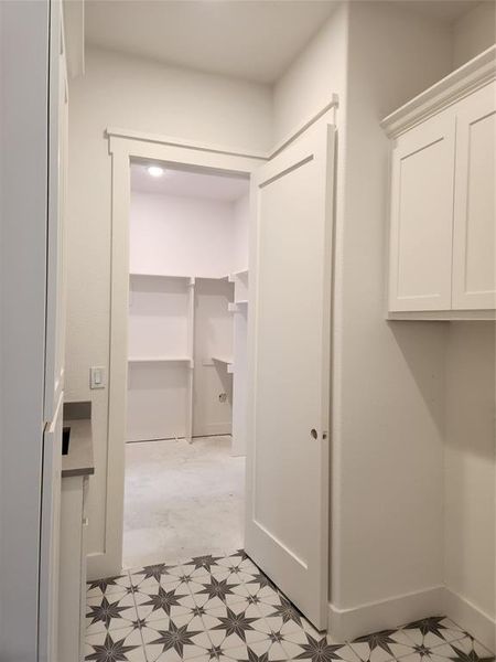 Laundry room to Master Closet