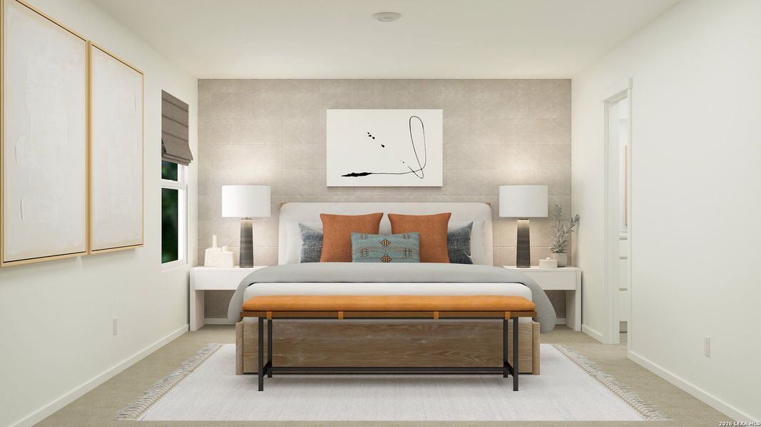 Furnished interior view inside a new home in , Marion (Image 25).