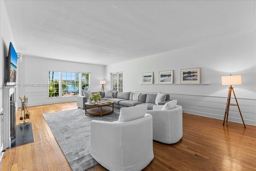Furnished interior view inside a new home in , Miami Beach (Image 3).