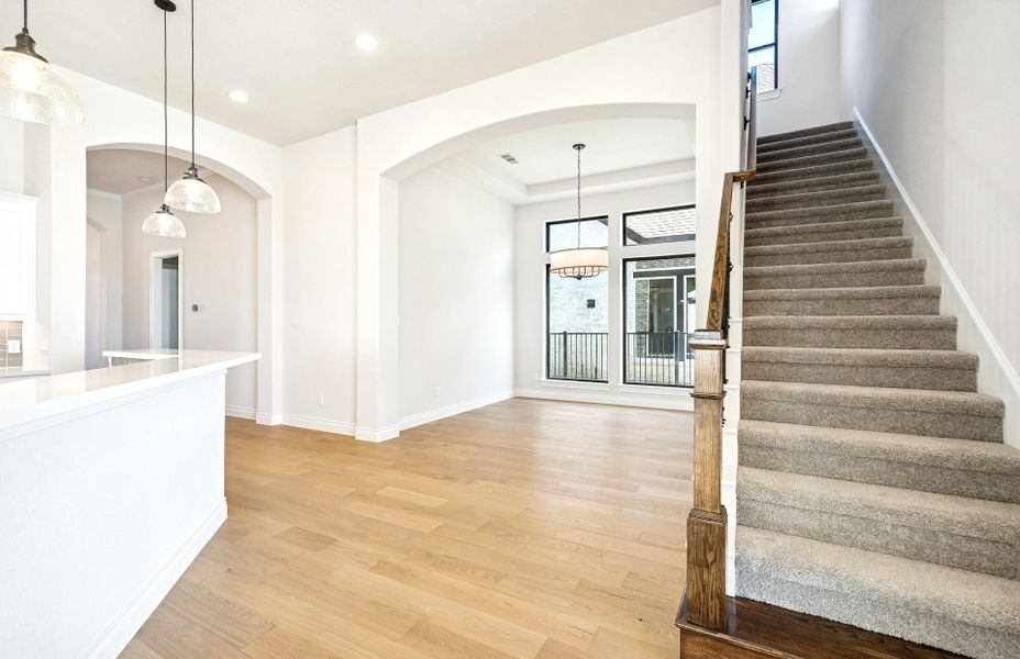 Spacious, unfurnished interior of a new home in Bridgeland 60′, Cypress (Image 34).