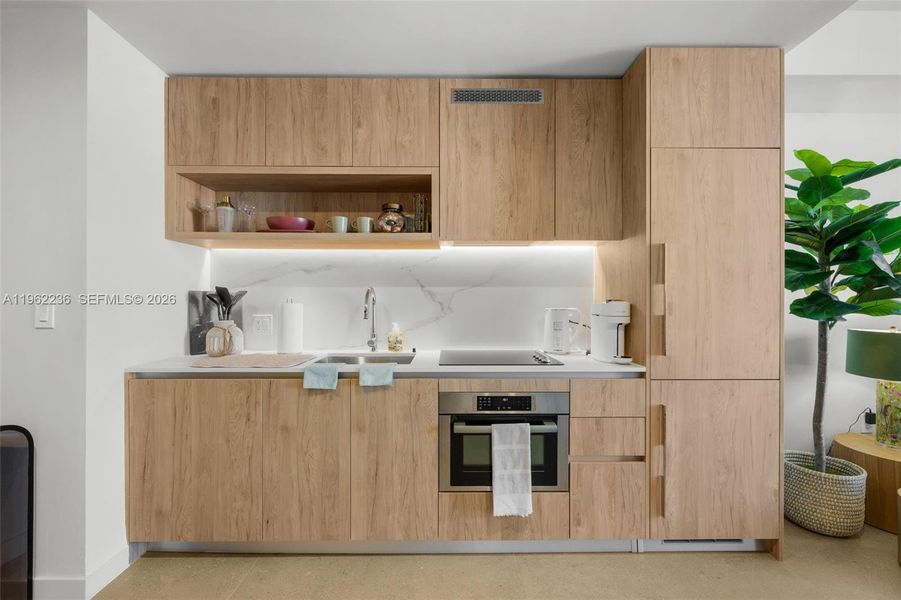 Furnished interior view inside a new home in , Miami (Image 11).