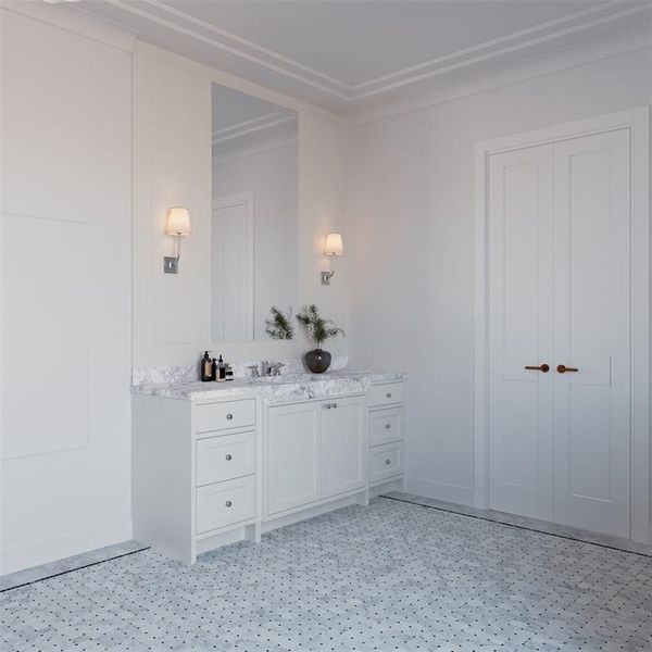 Furnished interior view inside a new home in , Dallas (Image 10). Furnished interior view inside a new home in , Dallas (Image 10).