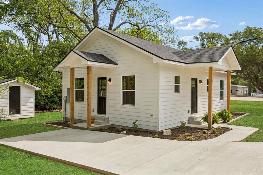 Front exterior of a new home in , Canton, TX, highlighting curb appeal (Image 22).