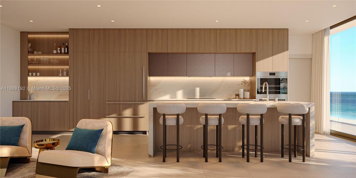 Furnished interior view inside a new home in , Hollywood (Image 6).