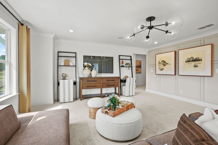 Representative furnished interior of a home built from the Montadale by Pulte Homes in The Retreat at Carolina Ridge, Harrisburg (Image 8).