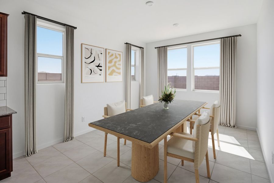 Furnished interior view inside a new home in Montana Vista - Summit: Summit, Buckeye (Image 6).