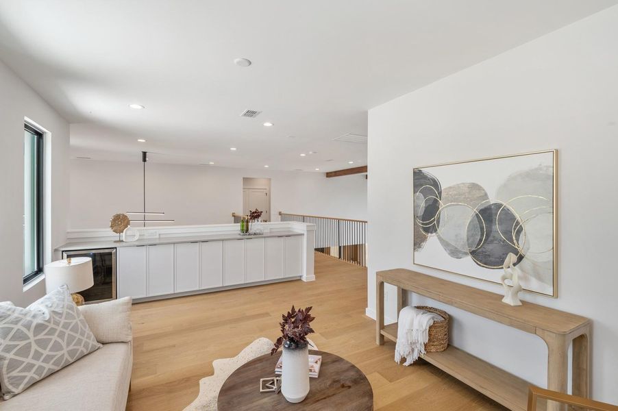 Furnished interior view inside a new home in , Houston (Image 10).