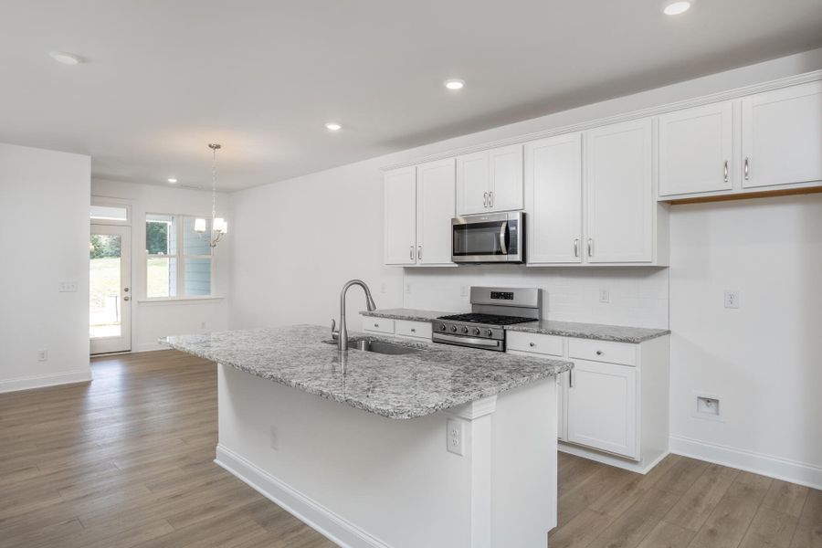Furnished interior view inside a new home in Enclave at Traditions Townhomes, Wake Forest (Image 5).