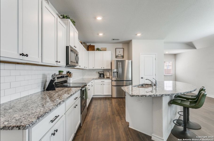 Furnished interior view inside a new home in Red River Ranch, Cibolo (Image 4).