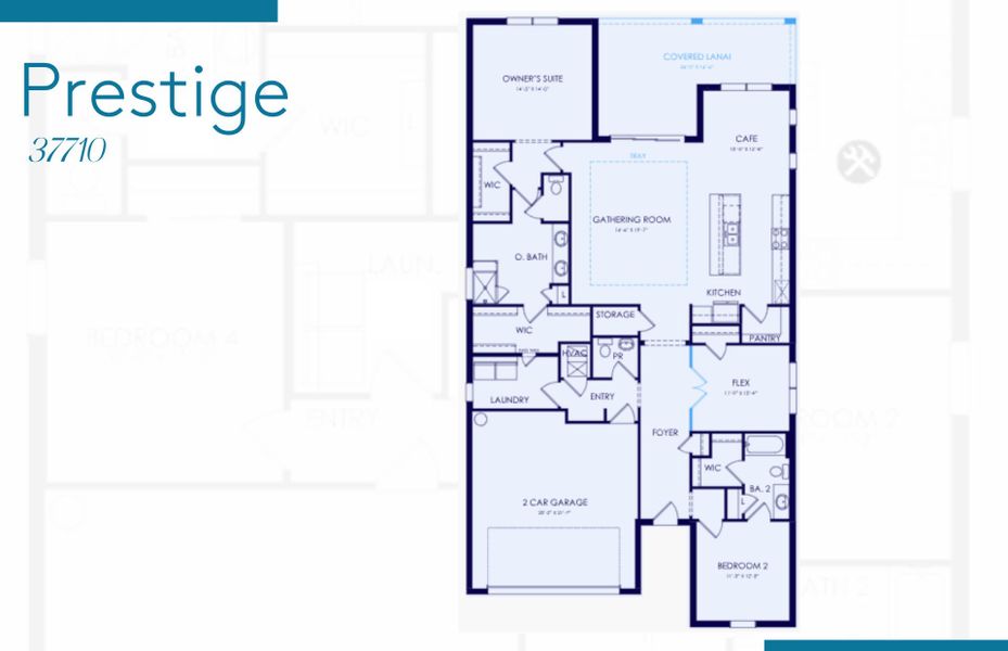 2D floor plan layout of this home in TerraWalk at Babcock Ranch, Alva, FL (Image 2). 2D floor plan layout of this home in TerraWalk at Babcock Ranch, Alva, FL (Image 2).