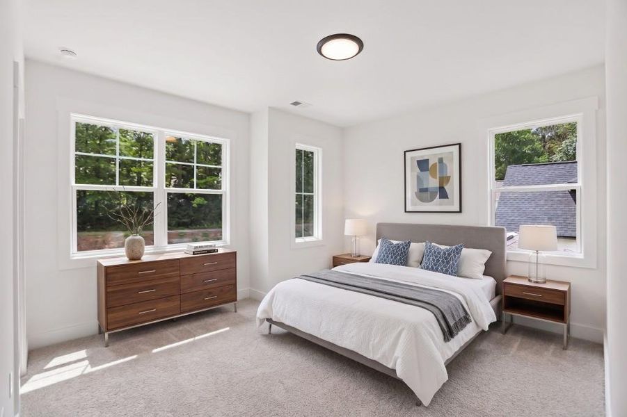 Furnished interior view inside a new home in , Marietta (Image 9).
