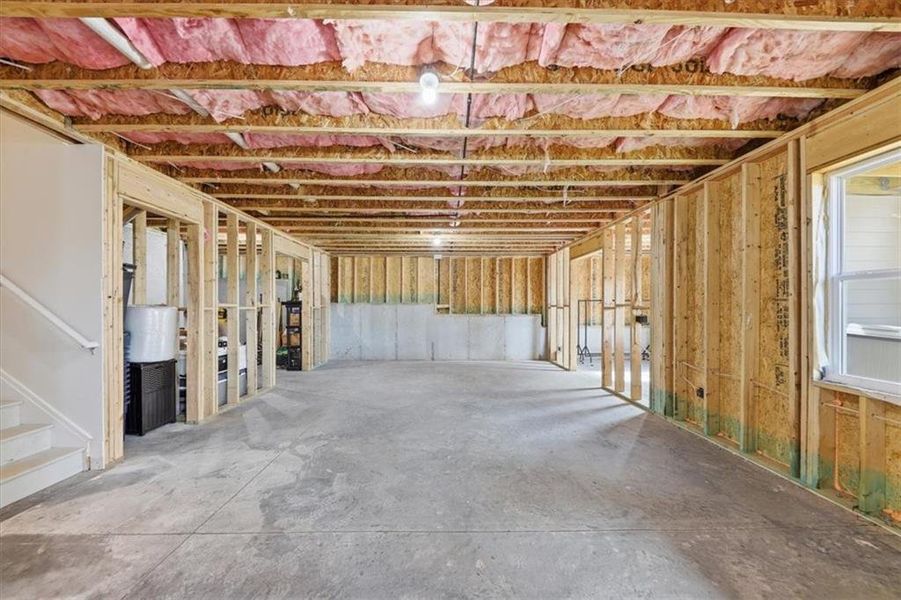 In-progress construction of a new home in Falls Creek, Flowery Branch, GA (Image 65).