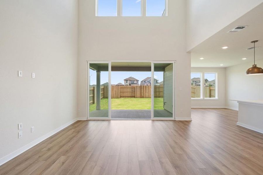 Spacious, unfurnished interior of a new home in Lariat, Liberty Hill (Image 26). Spacious, unfurnished interior of a new home in Lariat, Liberty Hill (Image 26).