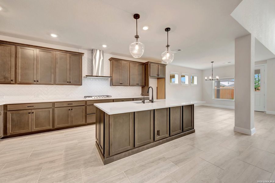 Furnished interior view inside a new home in Davis Ranch 60', San Antonio (Image 6). Furnished interior view inside a new home in Davis Ranch 60', San Antonio (Image 6).