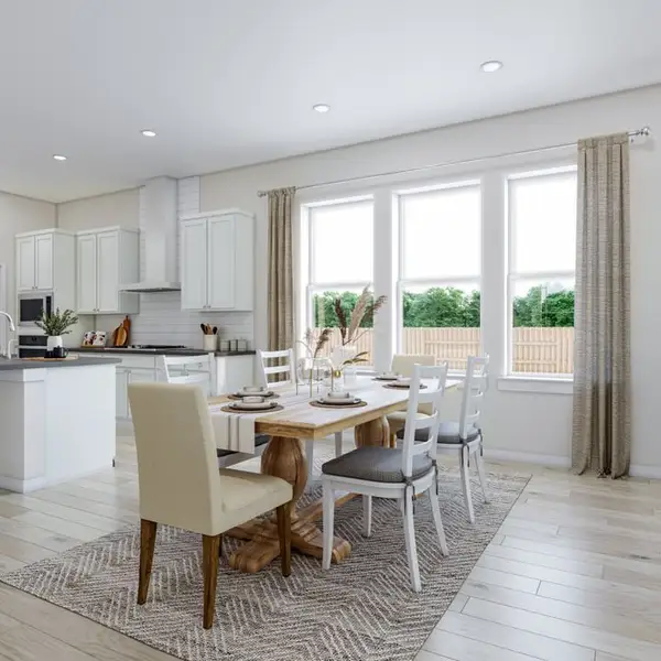 Representative furnished interior of a home built from the Aspen by Tri Pointe Homes in Arbor Collection at Heritage, Dripping Springs (Image 8).