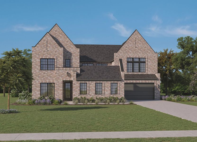 Representative exterior photo of a completed home built from the The Collin by Homebound in Park Place, Prosper, TX (Image 4).