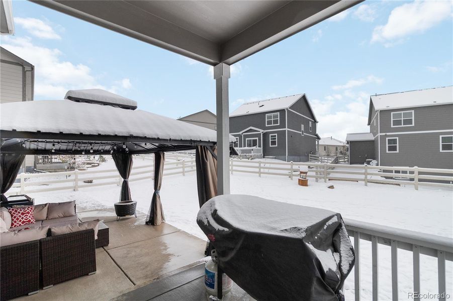 Exterior details and patio area of a home in , Castle Rock (Image 3). Exterior details and patio area of a home in , Castle Rock (Image 3).