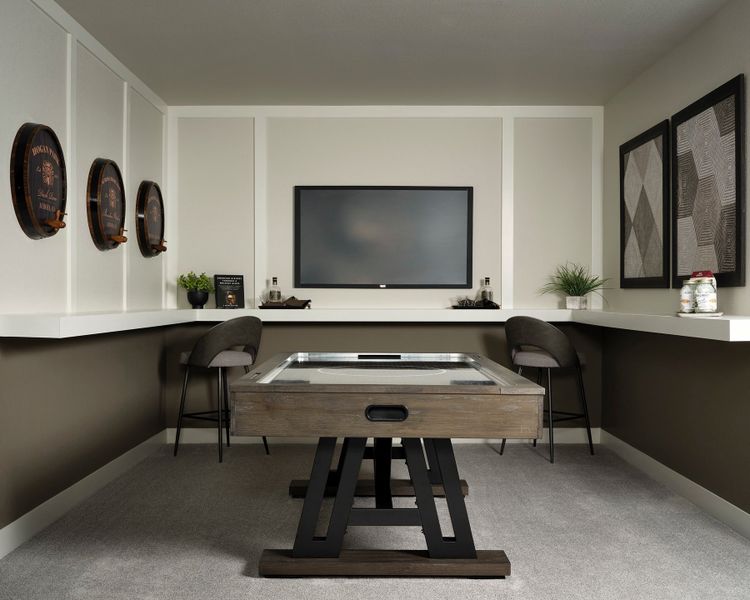 Representative furnished interior of a home built from the 5012 by Tri Pointe Homes in The Aurora Highlands, Aurora (Image 15).