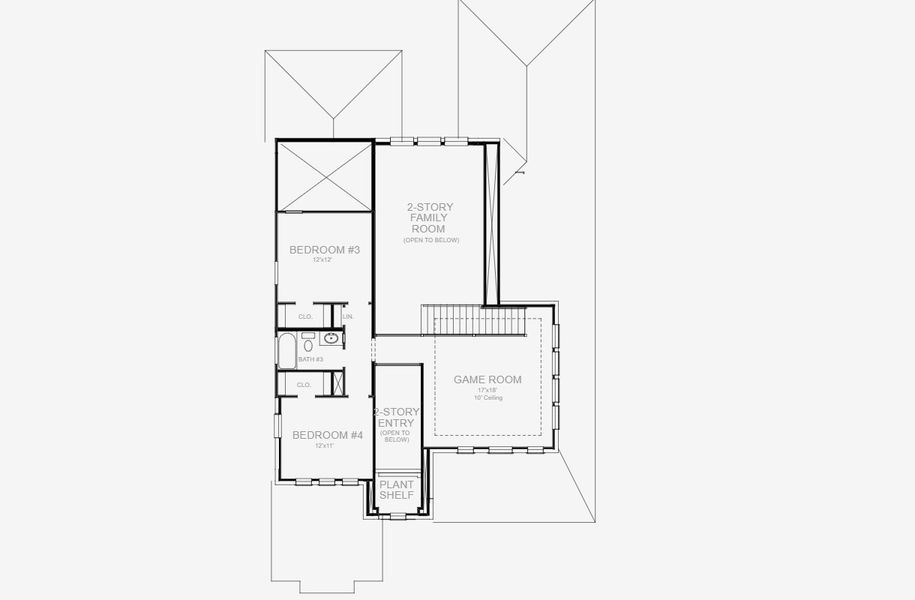 2D floor plan layout for the 2561H by Perry Homes in Juniper Springs 50', Lockhart, TX (Image 6). 2D floor plan layout for the 2561H by Perry Homes in Juniper Springs 50', Lockhart, TX (Image 6).