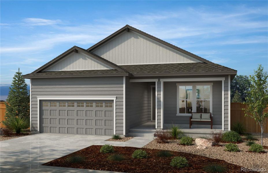 Front exterior of a new home in , Erie, CO, highlighting curb appeal (Image 1).