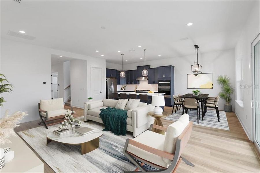 Furnished interior view inside a new home in , Palm Coast (Image 5).