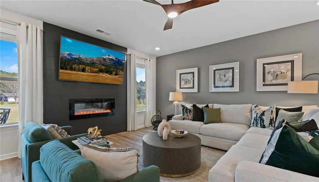 Furnished interior view inside a new home in Adagio, Dacula (Image 31).