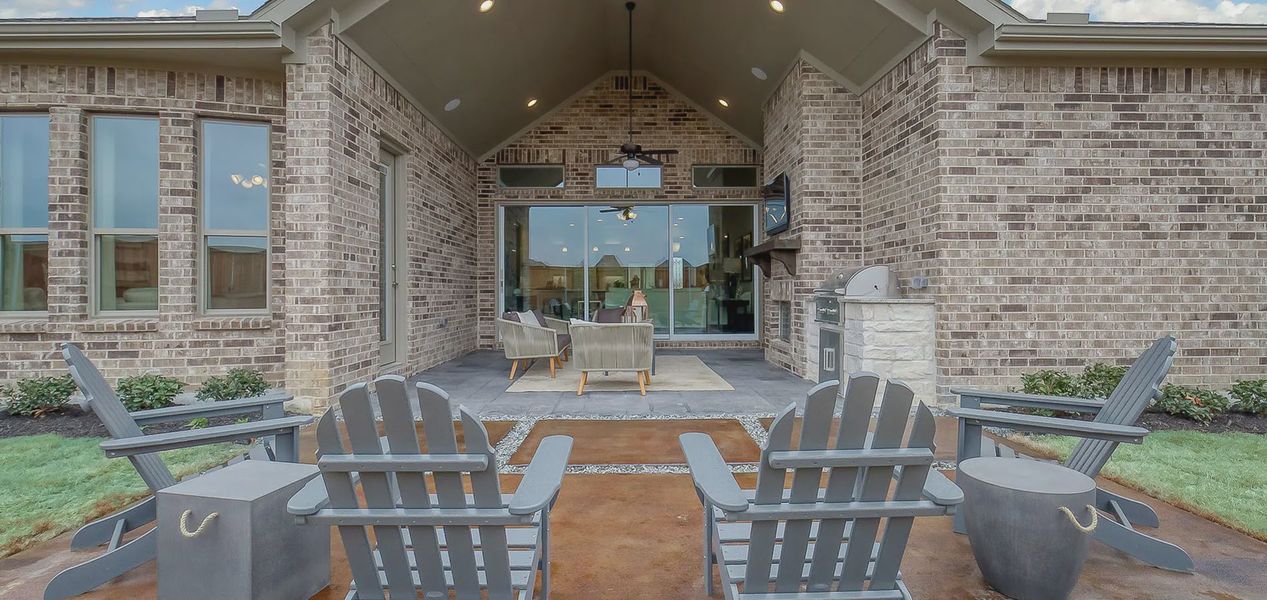 Image 6 representing the Brookville by Chesmar Homes in Trinity Falls, McKinney, TX.