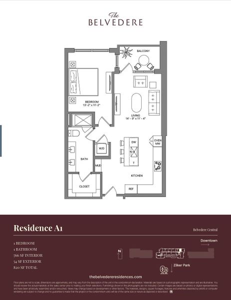 This residence is an A1 floorplan