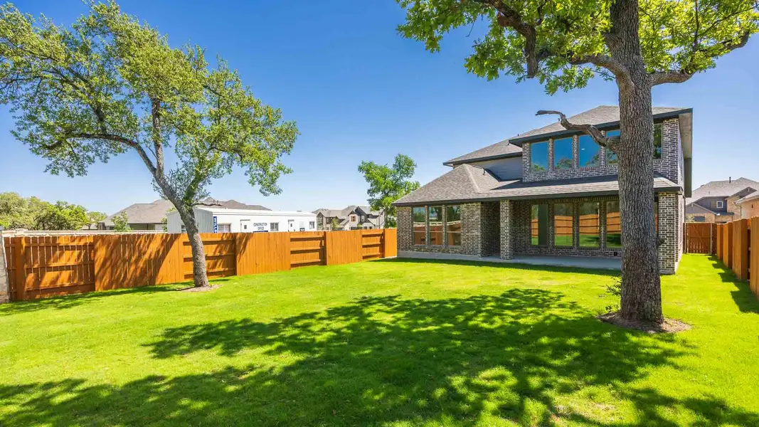 View of yard featuring a fenced backyard View of yard featuring a fenced backyard
