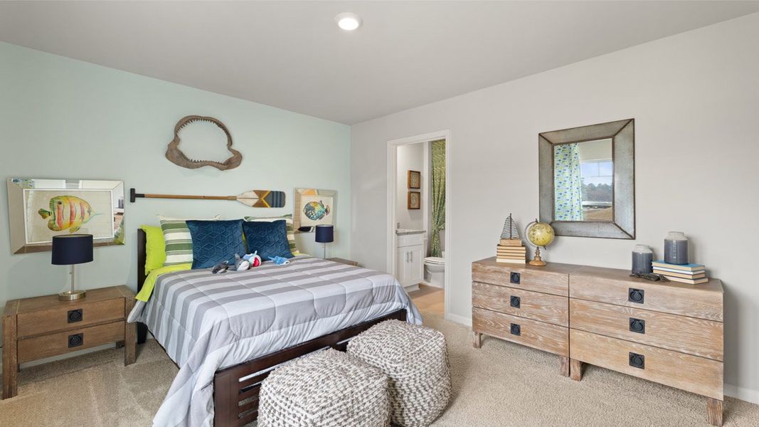 Representative furnished interior of a home built from the MANSFIELD by D.R. Horton in Carolina Groves, Moncks Corner (Image 21).